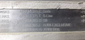 Audi A6 S6 C6 4F Priekinio slenksčio apdaila (vidinė) 4F0853374K