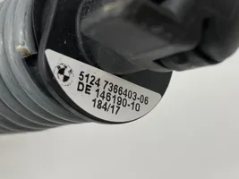 BMW 5 G30 G31 Ressort de tension de coffre 7366403