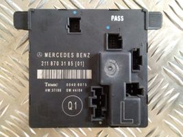 Mercedes-Benz E W211 Durų elektronikos valdymo blokas 2118703185
