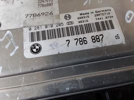 BMW 3 E46 Sterownik / Moduł ECU 0281010205