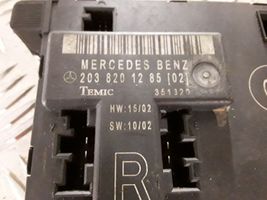 Mercedes-Benz C AMG W203 Door control unit/module 2038201285