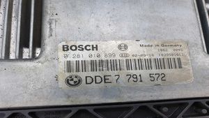 BMW 7 E65 E66 Engine control unit/module 0281010899