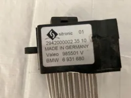 BMW 6 F12 F13 Pečiuko ventiliatoriaus reostatas (reustatas) 6931680