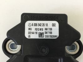 Mercedes-Benz GL X166 ESP (elektroniskās stabilitātes programmas) sensors (paātrinājuma sensors) A0065422618