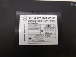 Mercedes-Benz CL C216 Centralina/modulo del motore A221702292