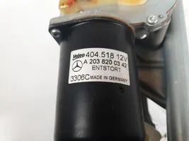 Mercedes-Benz C W203 Tringlerie et moteur d'essuie-glace avant A2038200342