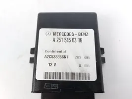 Mercedes-Benz R W251 Centralina/modulo del motore A2515450316