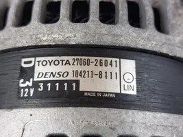 Toyota RAV 4 (XA40) Generatore/alternatore 2706026041