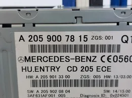 Mercedes-Benz C AMG W205 Unité principale radio / CD / DVD / GPS A2059007815