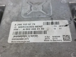 Mercedes-Benz A W169 Moottorin ohjainlaite/moduuli A2661539779