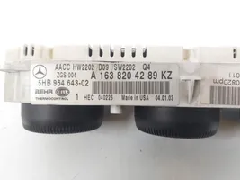 Mercedes-Benz ML W163 Console centrale A1638204289