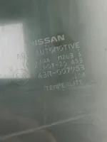 Nissan X-Trail T32 Rear door window glass 43R007953