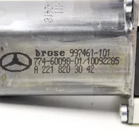 Mercedes-Benz S W221 Moteur de lève-vitre de porte arrière A2218203042