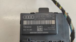 Audi A6 S6 C6 4F Door control unit/module 4F0959794F