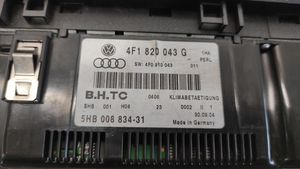 Audi A6 S6 C6 4F Unité de contrôle climatique 4F1820043G