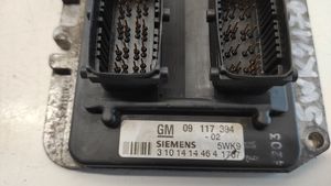 Opel Zafira A Sterownik / Moduł ECU 09117394