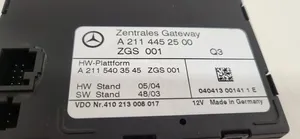 Mercedes-Benz E W211 Oven keskuslukituksen ohjausyksikön moduuli A2114452500