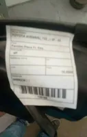 Toyota Avensis Verso Éclairage de plaque d'immatriculation 