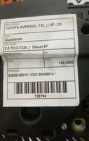Toyota Avensis Verso Tachimetro (quadro strumenti) 