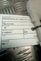 Nissan Note (E11) Clip/gancio/supporto per aletta parasole 