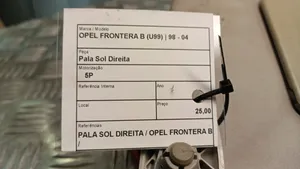 Opel Frontera B Sun visor clip/hook/bracket 
