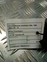 Volkswagen Sharan Ventola riscaldamento/ventilatore abitacolo 