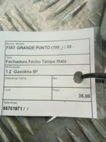 Fiat Grande Punto Takaluukun ulkopuolinen lukko 