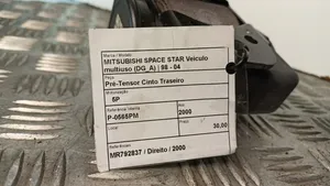 Mitsubishi Space Star Takaistuimen turvavyö 