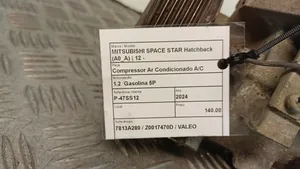 Mitsubishi Space Star Compressore aria condizionata (A/C) (pompa) 