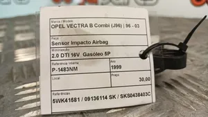 Opel Vectra B Capteur de collision / impact de déploiement d'airbag 