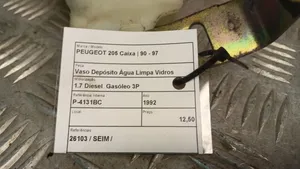 Peugeot 205 Zbiornik płynu do spryskiwaczy szyby przedniej / czołowej 