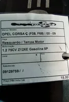 Opel Corsa C Osłona górna silnika 