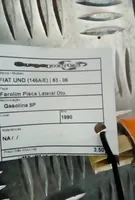 Fiat Uno Éclairage de plaque d'immatriculation 