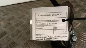 Toyota Corolla E120 E130 Pedały / Komplet 