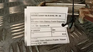 Nissan Sunny Etuikkunan nostomekanismi ilman moottoria 