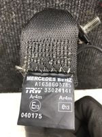 Mercedes-Benz ML W163 Fibbia della cintura di sicurezza anteriore A1638603785