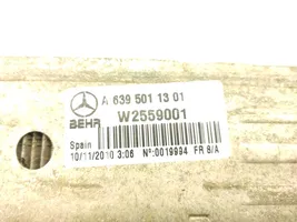 Mercedes-Benz Vito Viano W639 Chłodnica powietrza doładowującego / Intercooler A6395011301