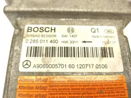 Mercedes-Benz Sprinter W906 Turvatyynyn ohjainlaite/moduuli A9069005701