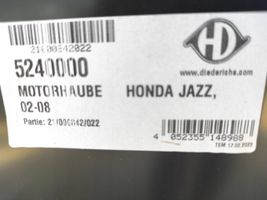 Honda Jazz Couvercle, capot moteur 5240000