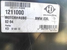 BMW 3 E30 Pokrywa przednia / Maska silnika 1211000