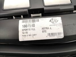 Opel Astra J Griglia superiore del radiatore paraurti anteriore 1807540