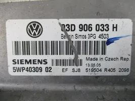 Volkswagen Fox Unité de commande, module ECU de moteur 03D906033H