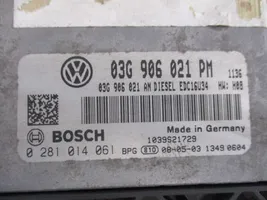 Volkswagen Jetta V Motora vadības bloka ECU 03G906021PM
