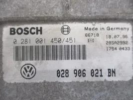Volkswagen Polo III 6N 6N2 6NF Centralina/modulo motore ECU 028906021BN