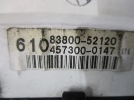 Toyota Yaris Verso Compteur de vitesse tableau de bord 83800-52120