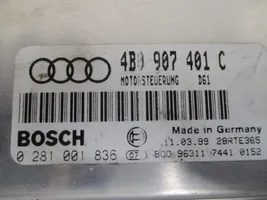 Audi A6 Allroad C5 Moottorin ohjainlaite/moduuli (käytetyt) 4B0907401C