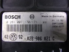 Volkswagen Golf III Komputer / Sterownik ECU silnika 028906021C