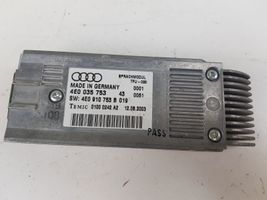 Audi A8 S8 D3 4E Äänikomentojen ohjainlaite 