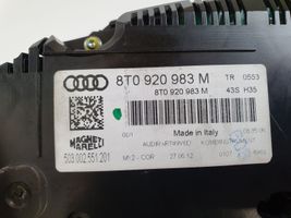 Audi A5 8T 8F Tachimetro (quadro strumenti) 8T0920983