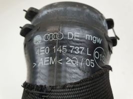 Audi A8 S8 D3 4E Tube d'admission de tuyau de refroidisseur intermédiaire 
